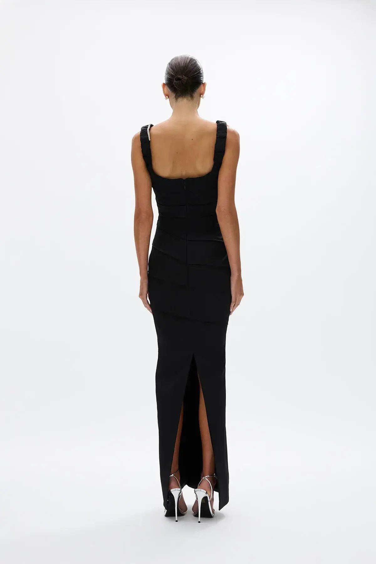 Rachel Gilbert Rhodes Gown Black 2025 Collection Size 14 photo 2
