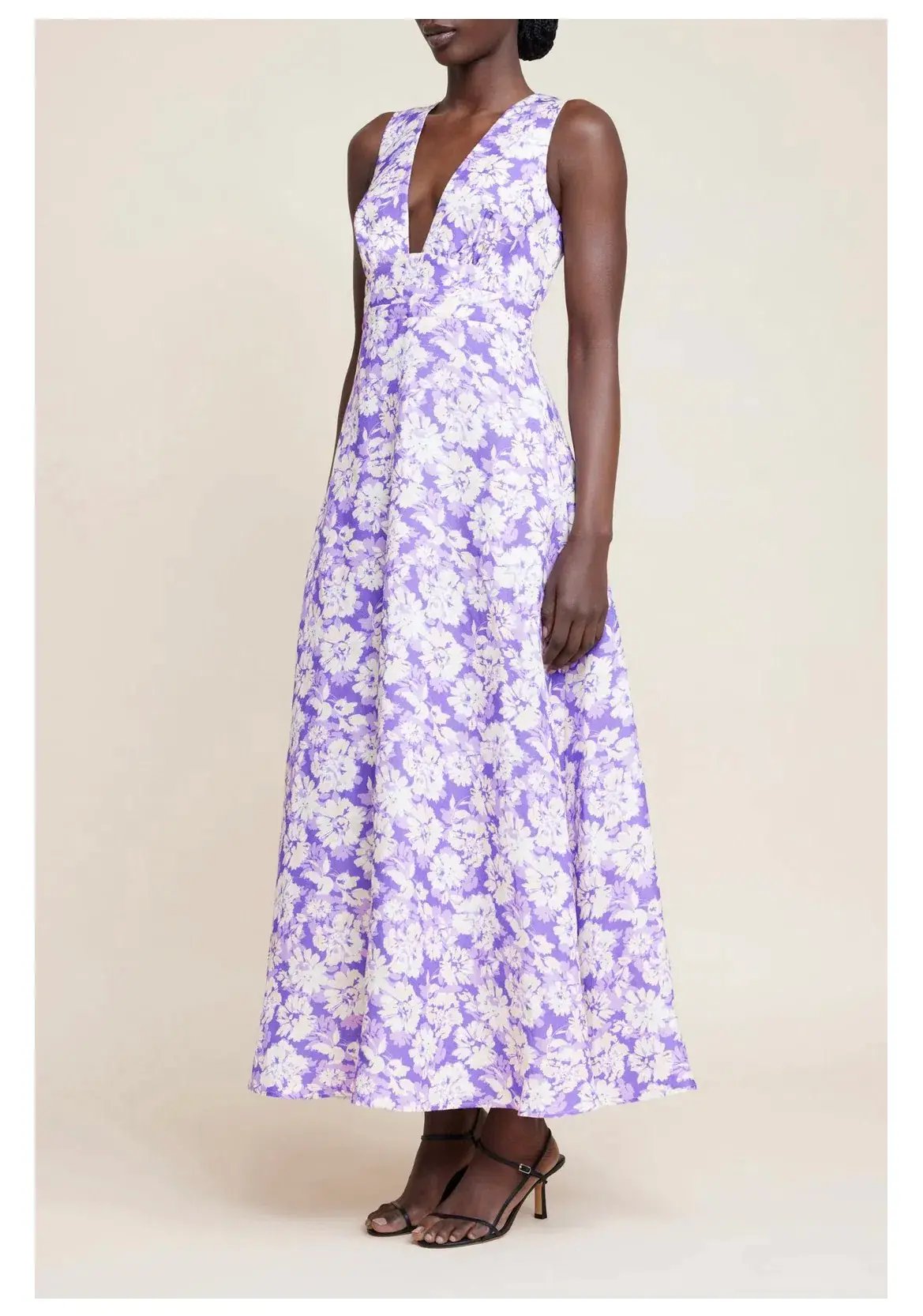 Acler Ardanary Maxi Dress Violet Imprint Size AU 12 photo 2