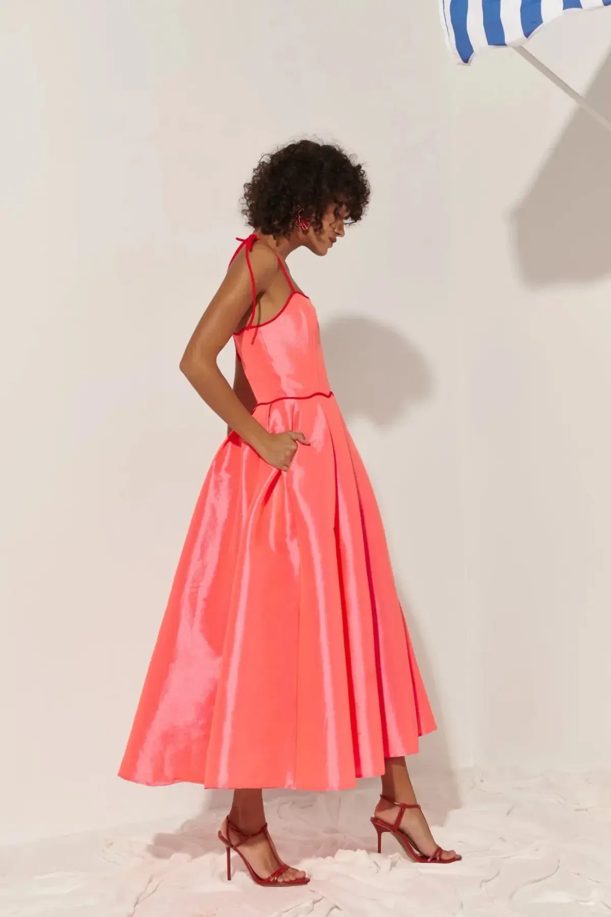 CeliaB Alma Dress Orange Size 10 photo 3