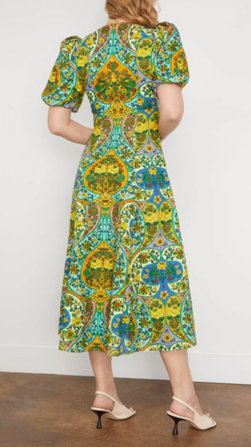 Alemais Alemais - Sofie Puff Sleeve Midi photo 4