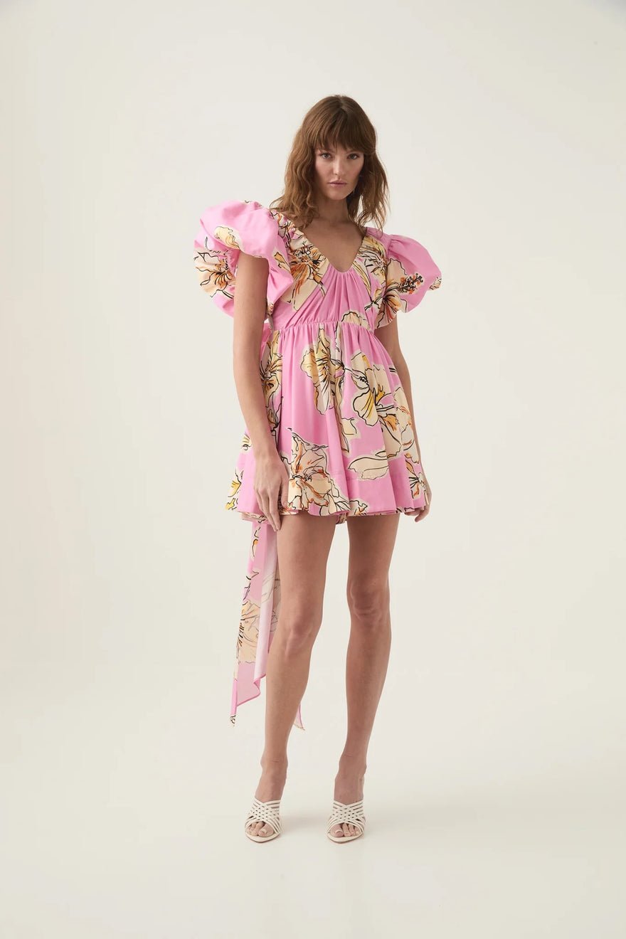 Aje Gretta Bow Back Mini Dress photo 2