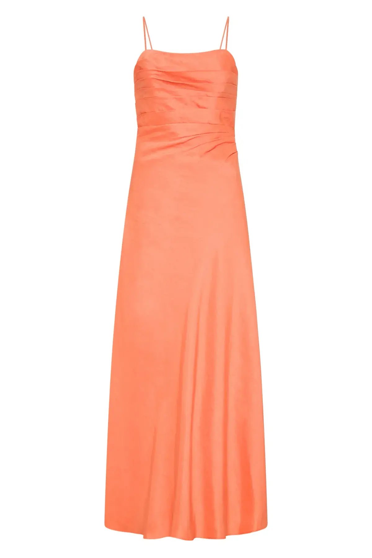 AJE Clarice Draped Maxi Dress Sunset Orange Size 14 photo 5
