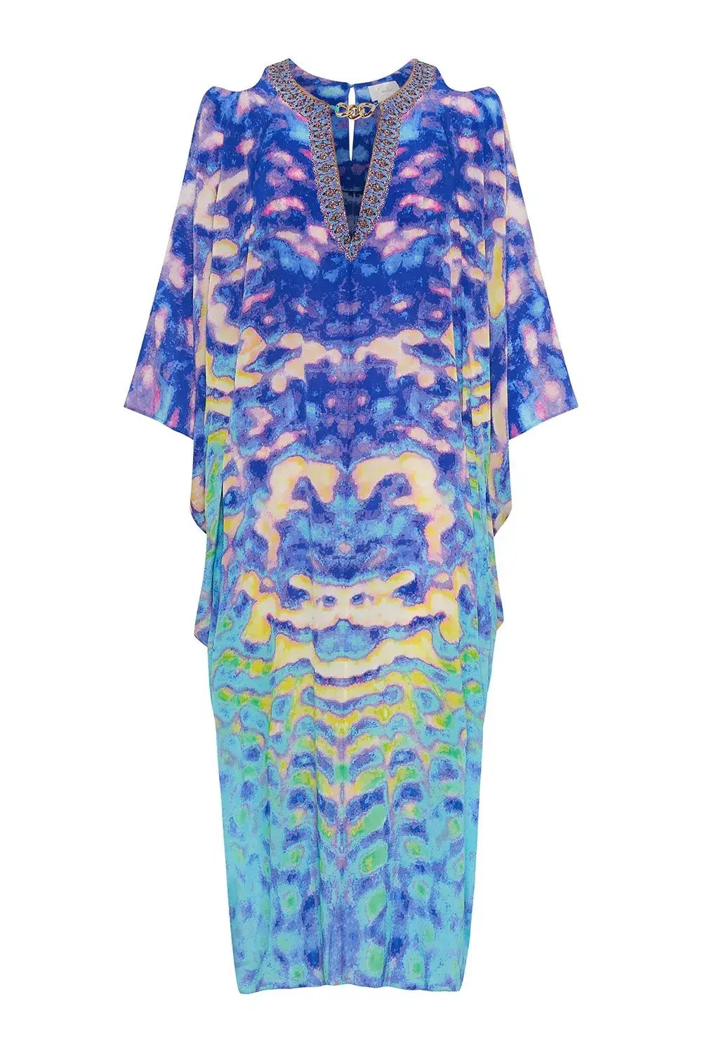 Camilla Batwing Cut Out Dress Print Size 20 photo 3