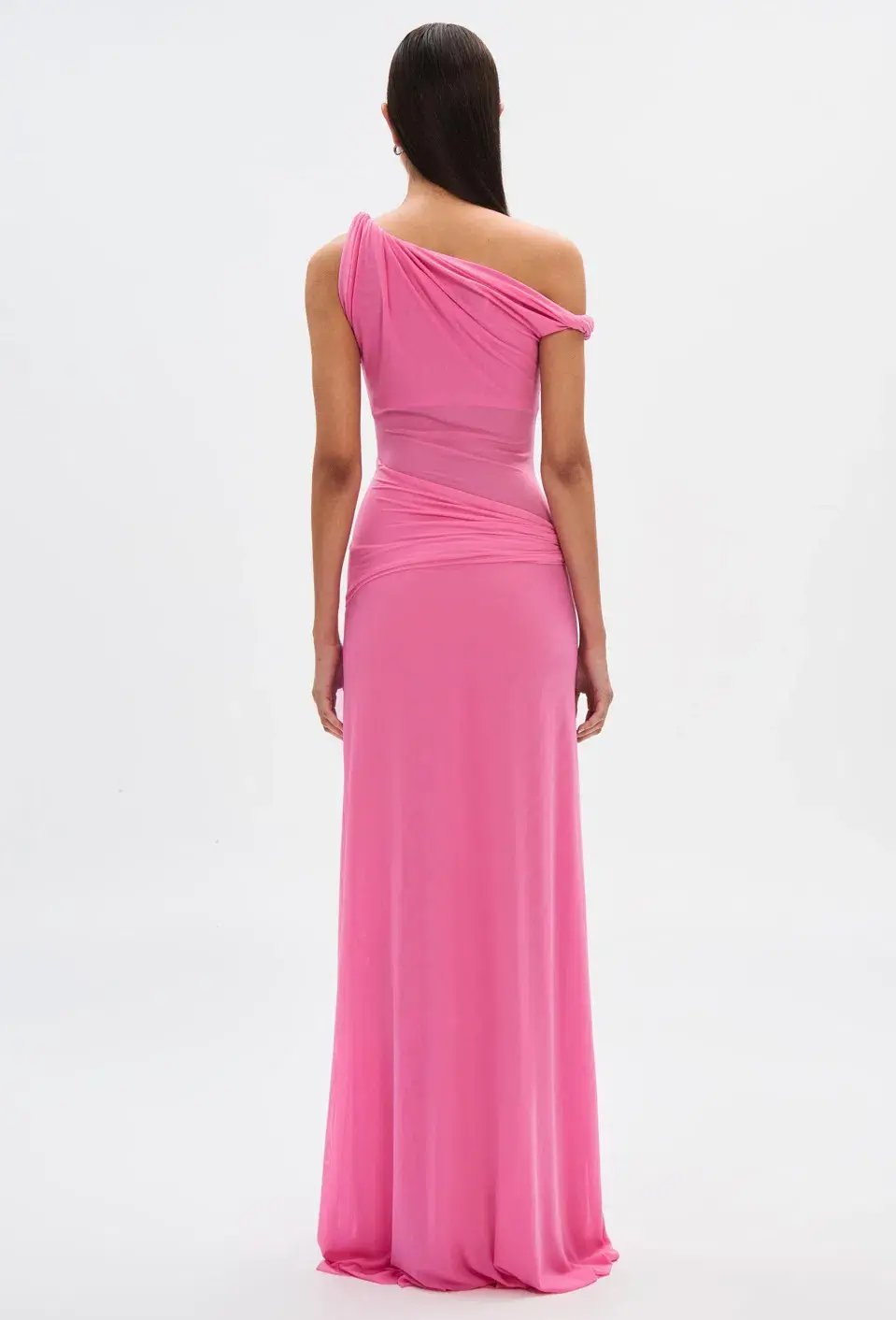 Misha Sisal Maxi Dress Pink Size 10 photo 3