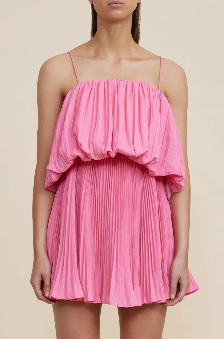 Acler Varley Mini Dress Peony Pink Size 6 photo 2