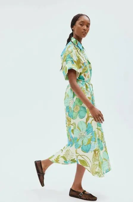 Alemais Janis Shirtdress Floral Size 16 photo 3