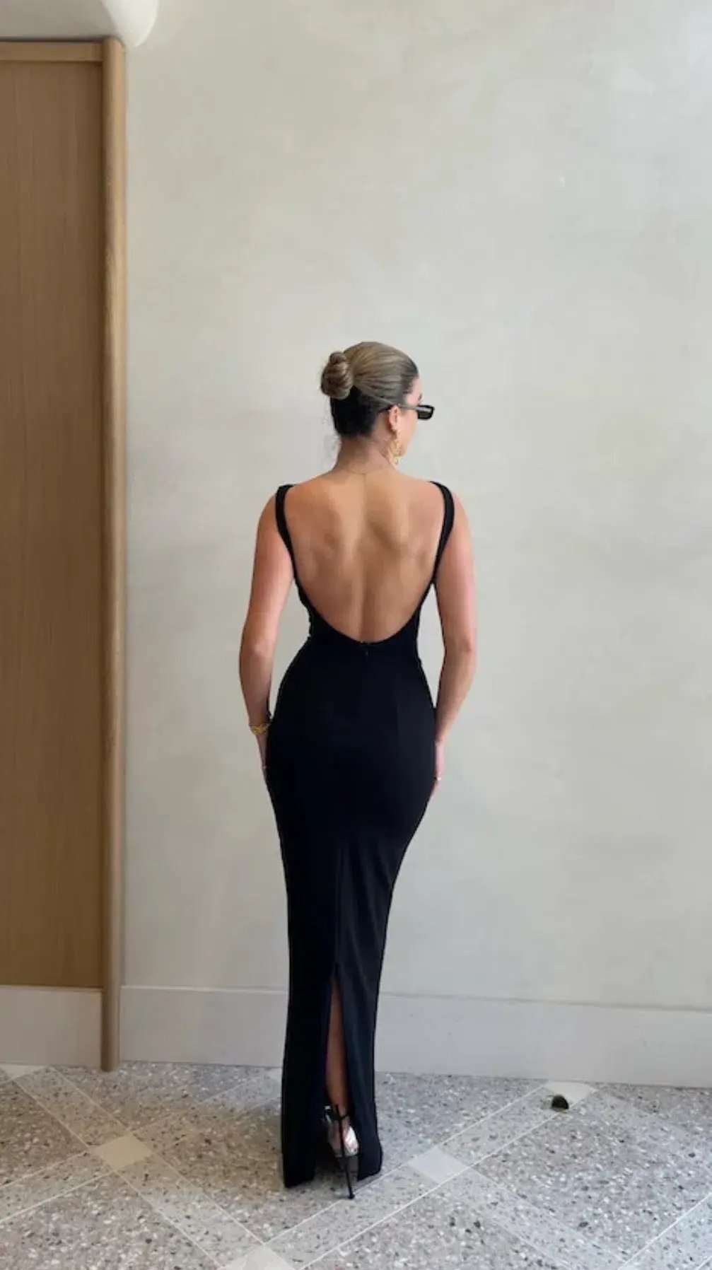 Effie Kats Verona Gown Black Size L / AU 12 photo 5