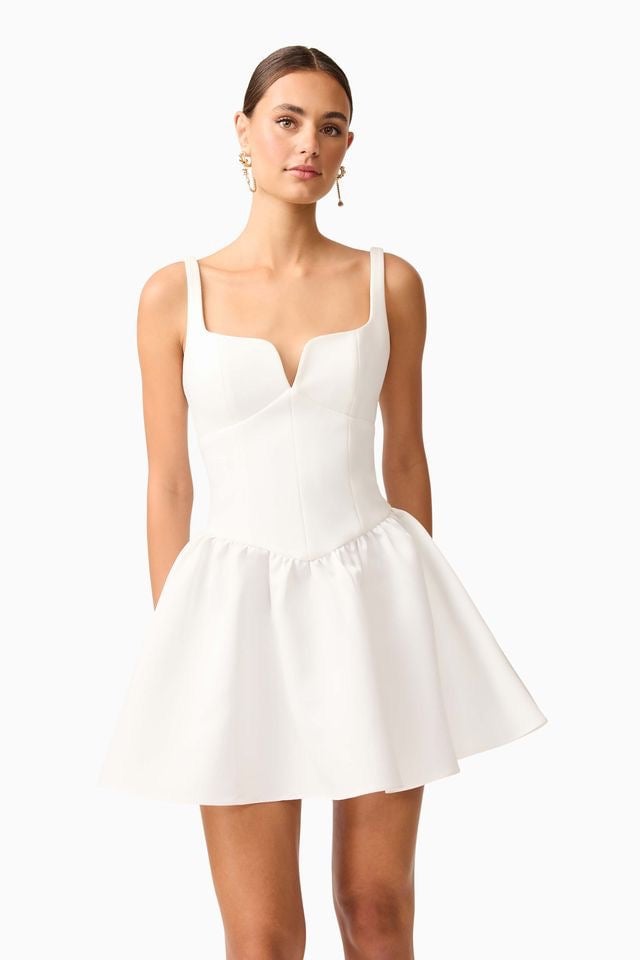 Elliatt Hester Mini Dress - Ivory photo 2