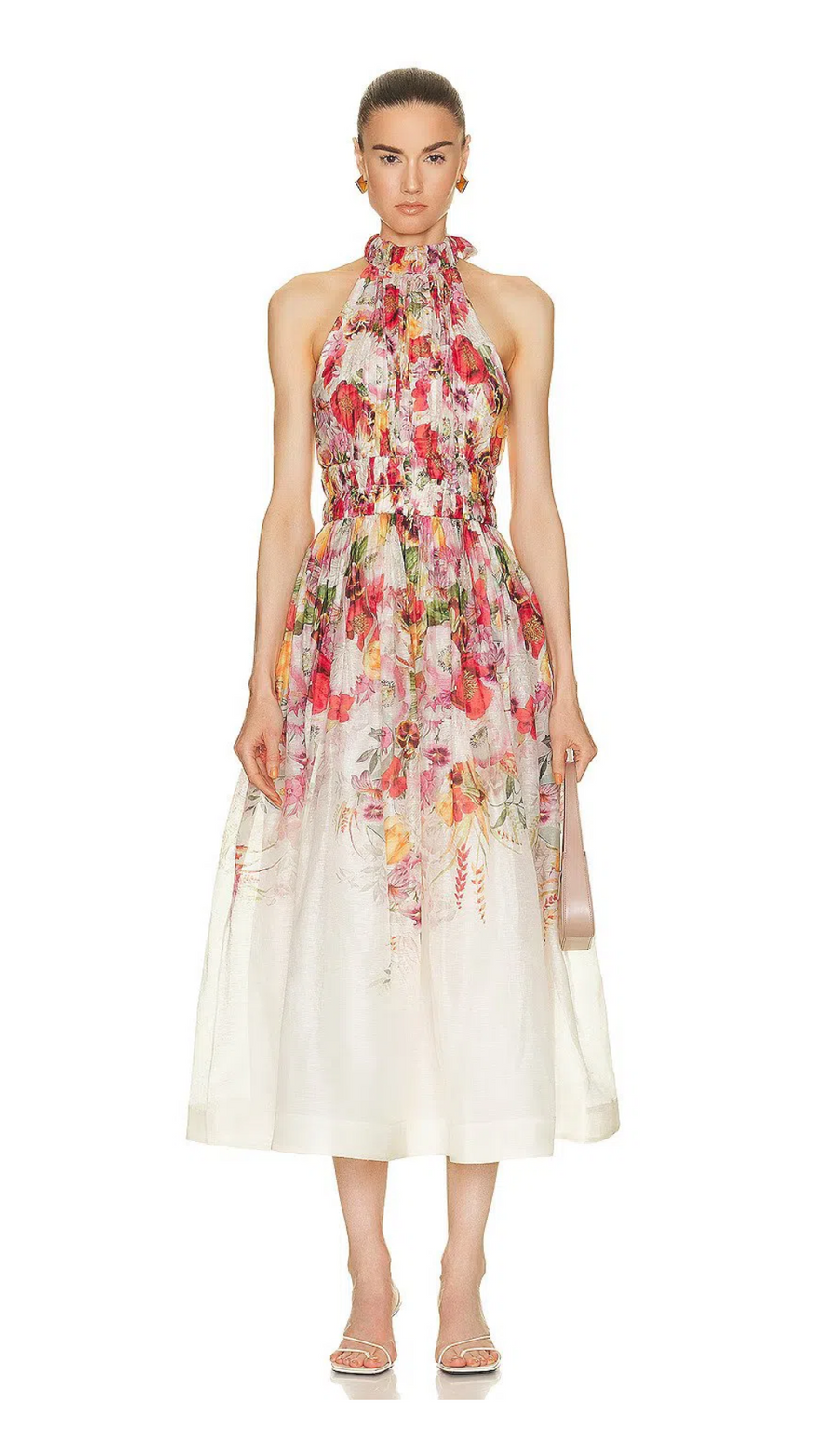 Zimmermann Wonderland Halter Dress photo 3