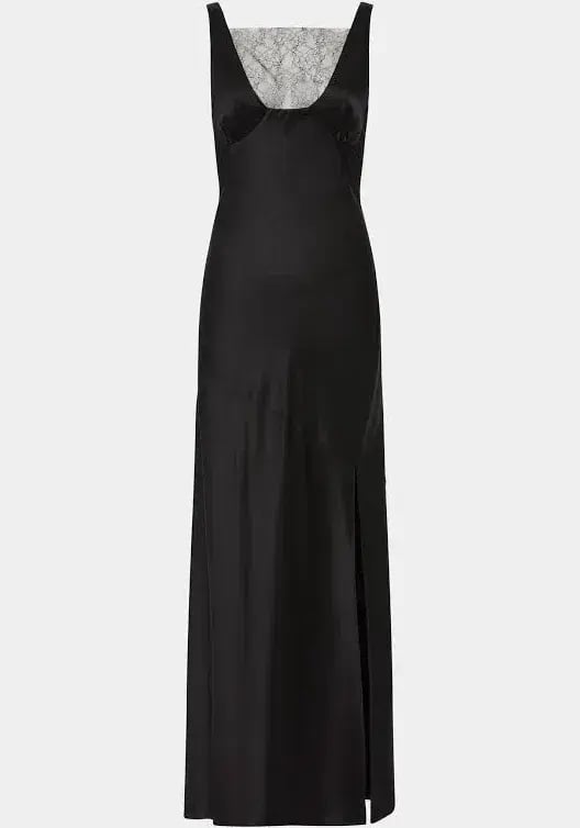 Sir The Label Dunya Lace Gown Black Size 10/M photo 6