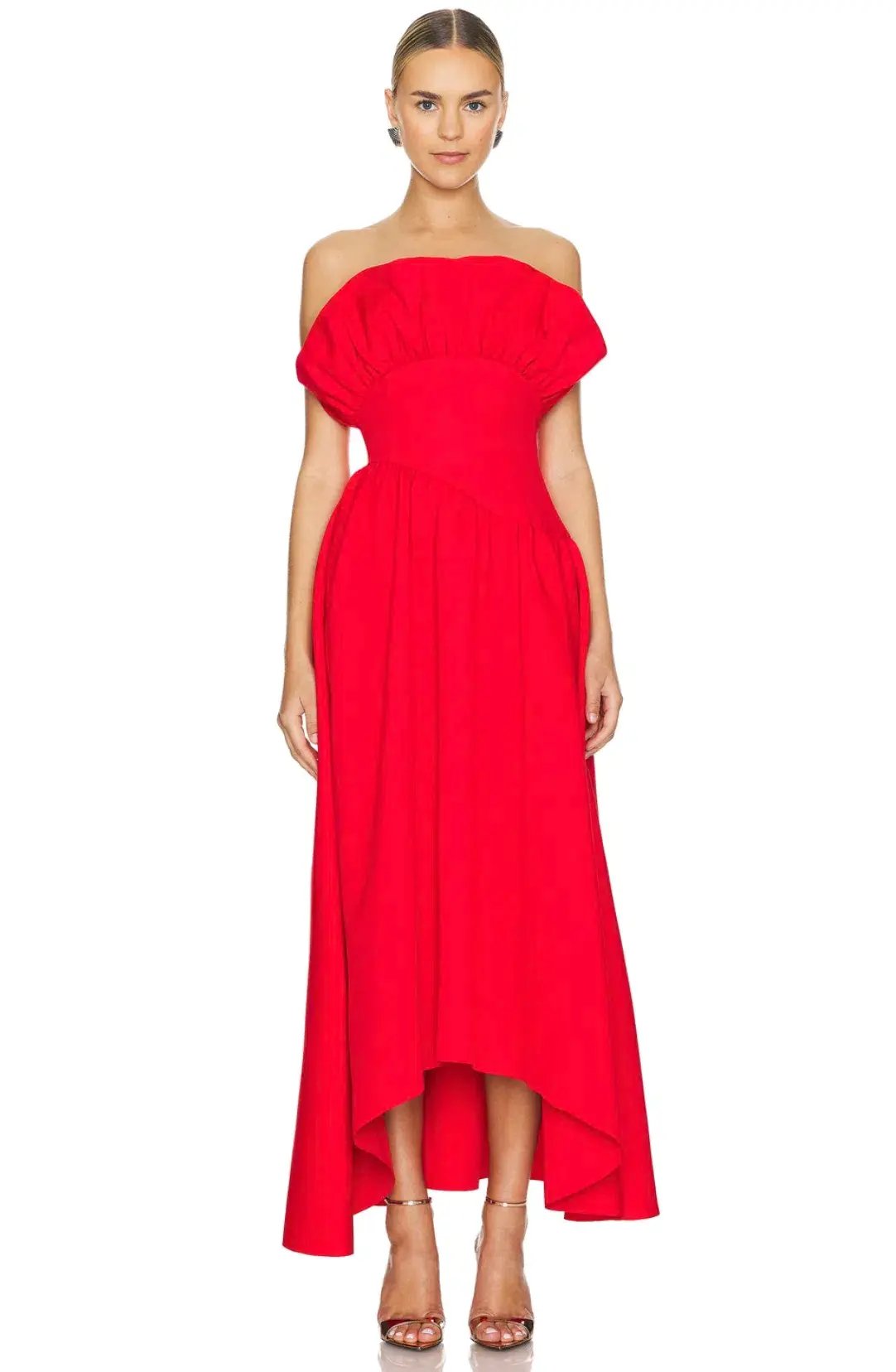 Elliatt Laurel Sleeveless Maxi Dress in Red M / AU 10 photo 2