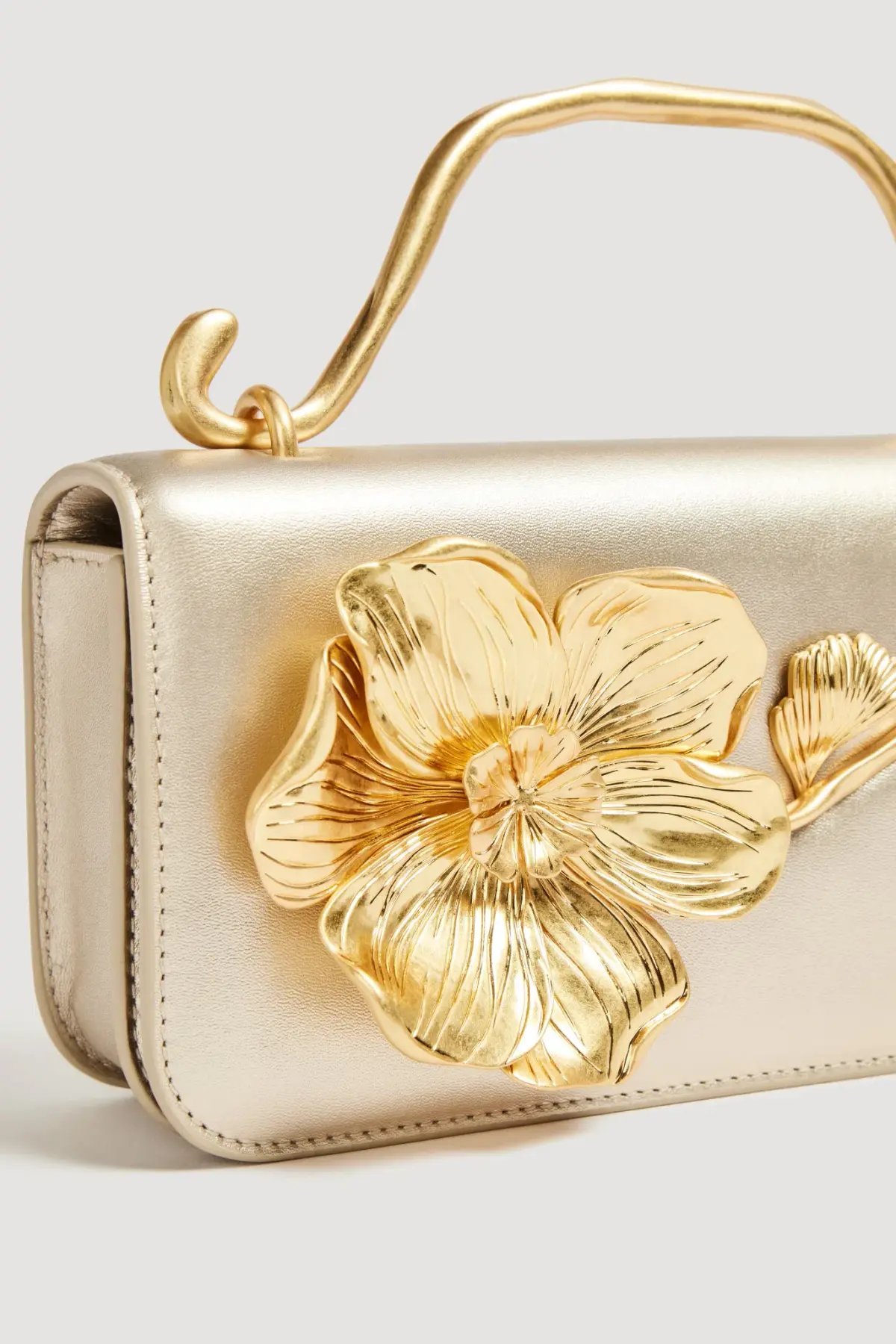 Aje Celeste Flower Clutch Ivory photo 3