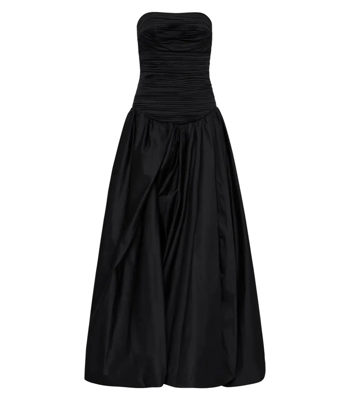 Aje Violette Bubble Hem Maxi Dress Black Size AU 6 photo 4