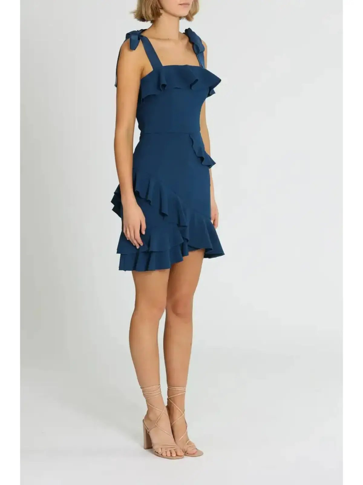 Rebecca Vallance Agean Mini Dress in Navy Size AU 8 photo 2