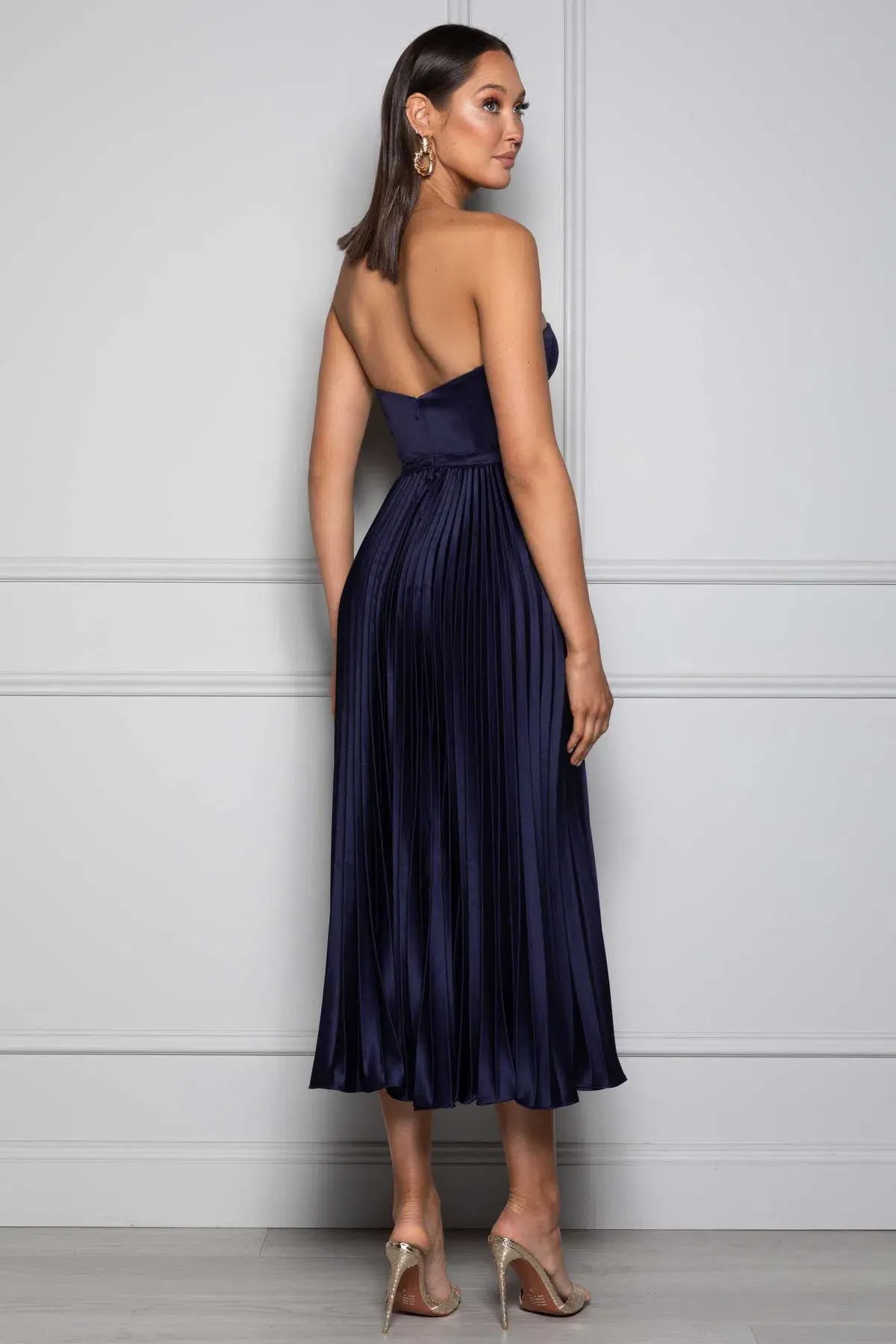 Elle Zeitoune Milan Dress Navy Size 12 photo 3