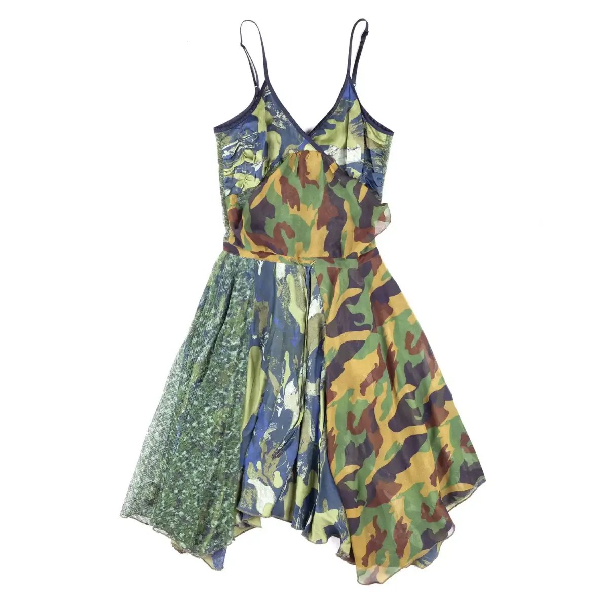 Diesel Camouflage Asymmetrical Panelled Dress photo 2