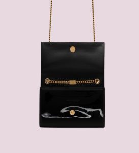 Saint Laurent Kate Patent Black photo 8