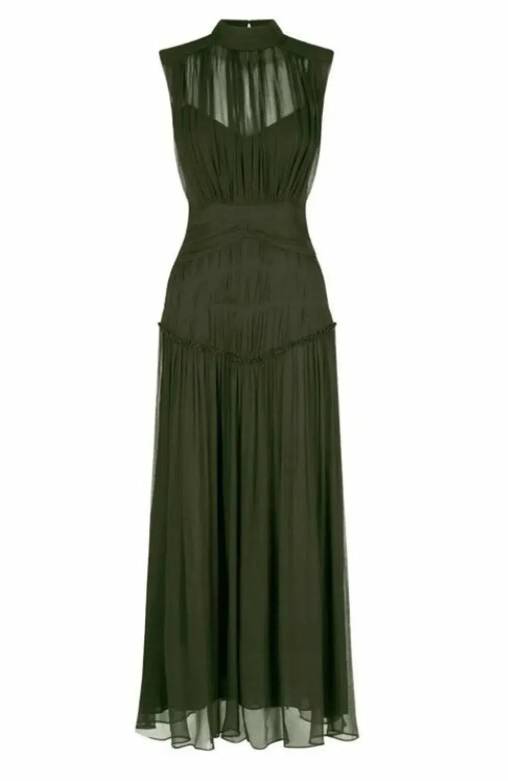 Shona Joy Clemence High Neck Midi Dress - size 10 photo 4