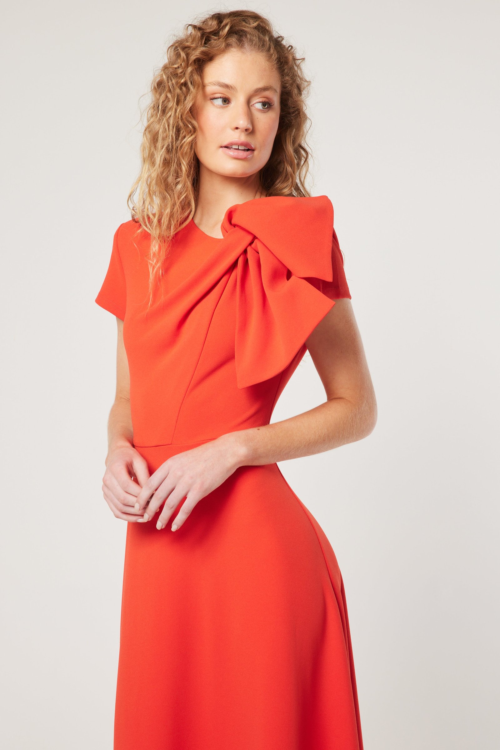 ELLIATT GALAXITE MAXI DRESS - ORANGE photo 4