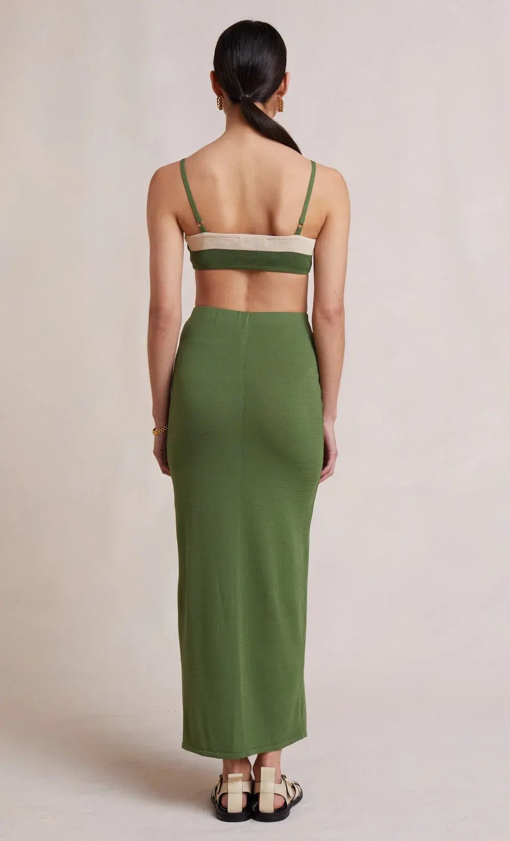 Bec & Bridge Miranda Knit Top and Skirt Set Green Size 8 photo 2