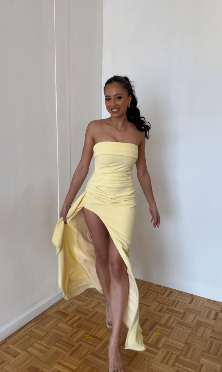 Babyboo Zafira Maxi Dress Yellow photo 3