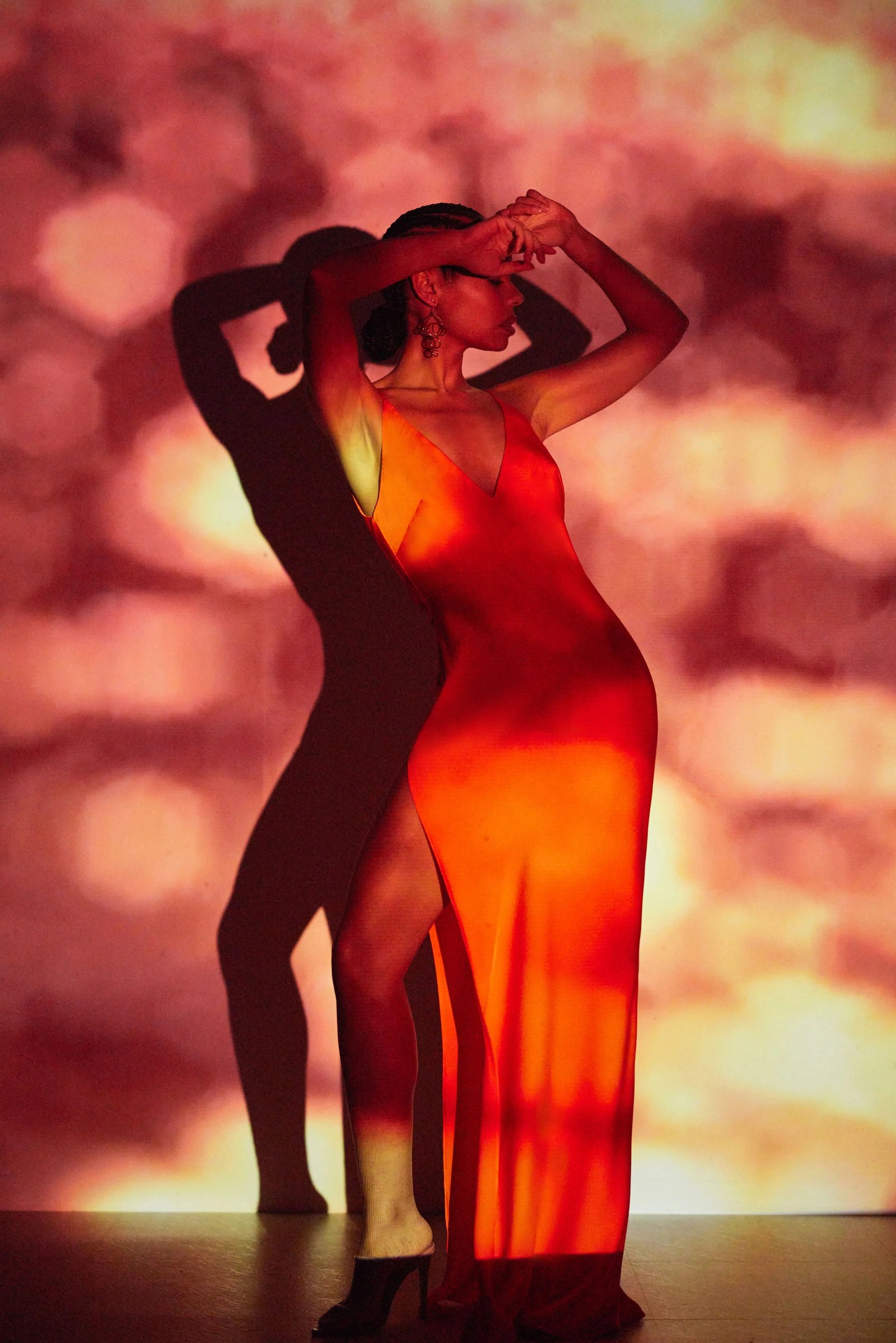 LEXI GAIA DRESS - TANGELO photo 7