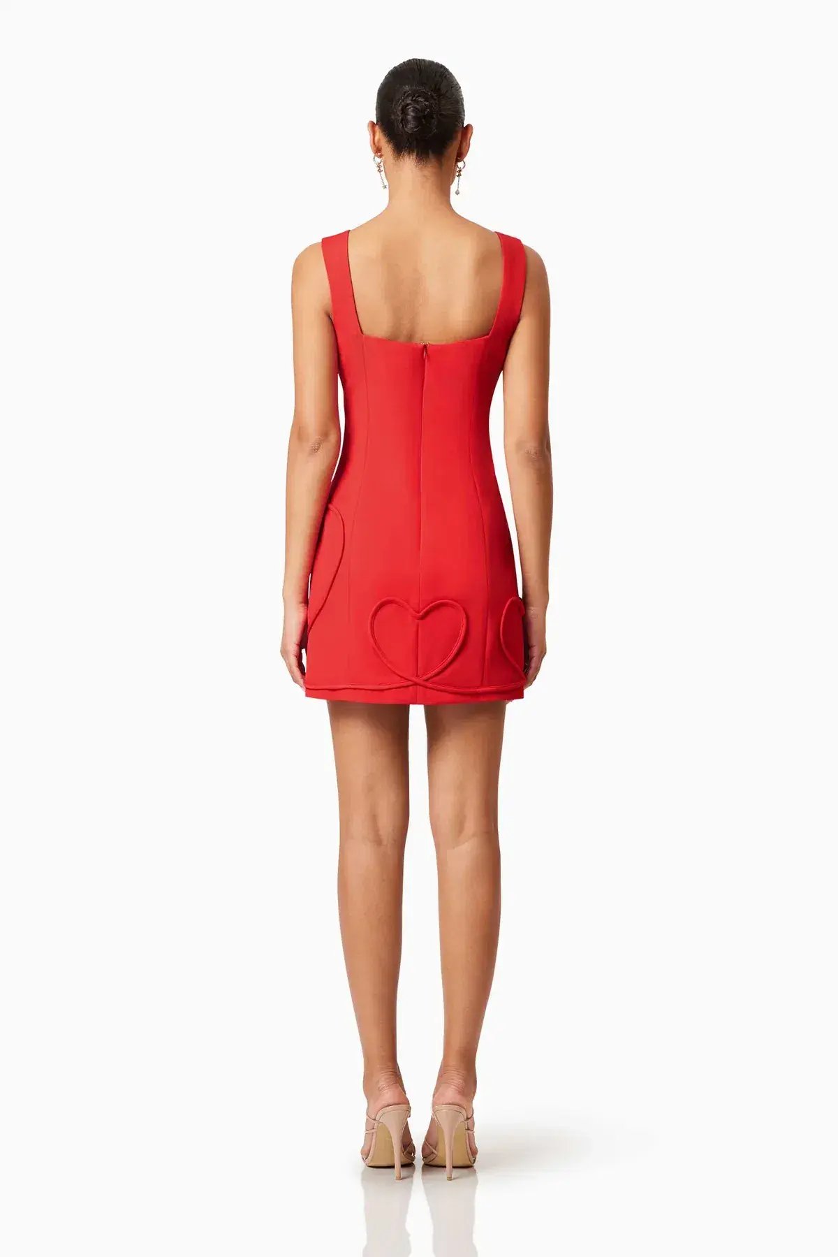 ELLIATT Buttercup Party Mini Dress Red Size M photo 2