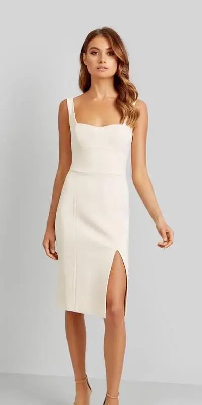 KOOKAI Martina Dress in Bone Size 38 photo 2