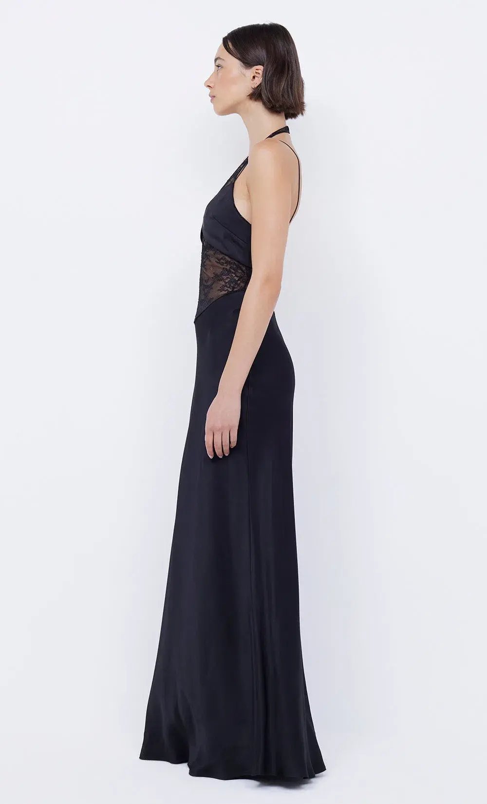 Bec & Bridge Liv Halter Maxi Dress Black Size 8 photo 5