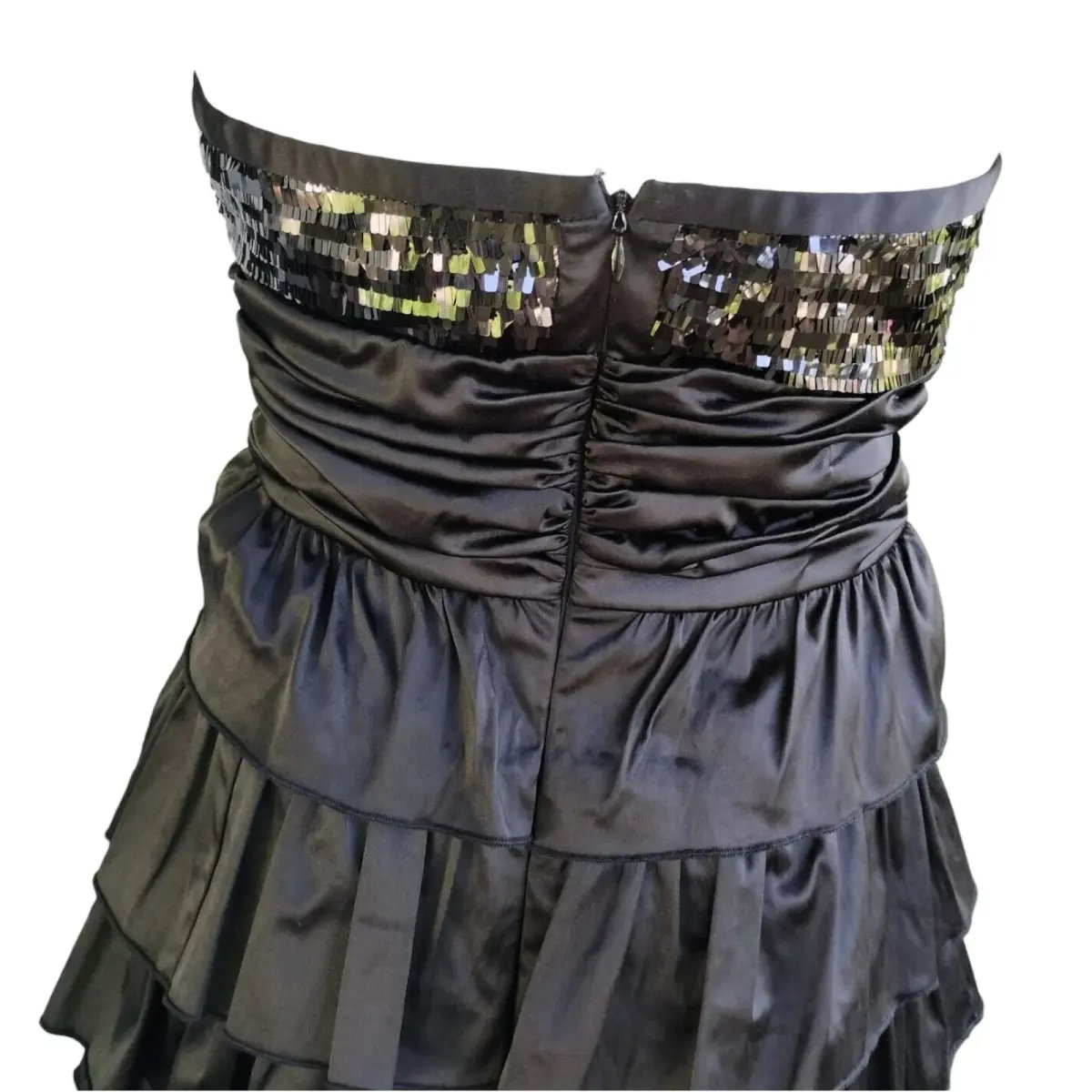 Elle Zeitoune Christina Mini Dress Black Size 10 photo 7