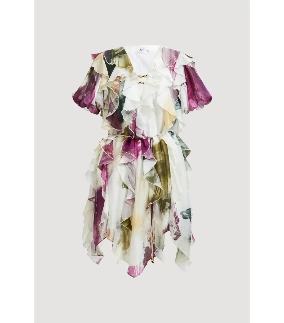 Aje Voyager Mini Dress Impressionist Size AU 6 photo 3