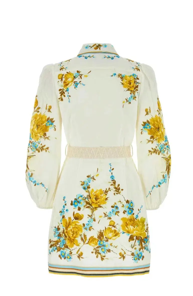 Zimmermann Halcyon Shirt Dress Floral Size 1 / AU 10 photo 6