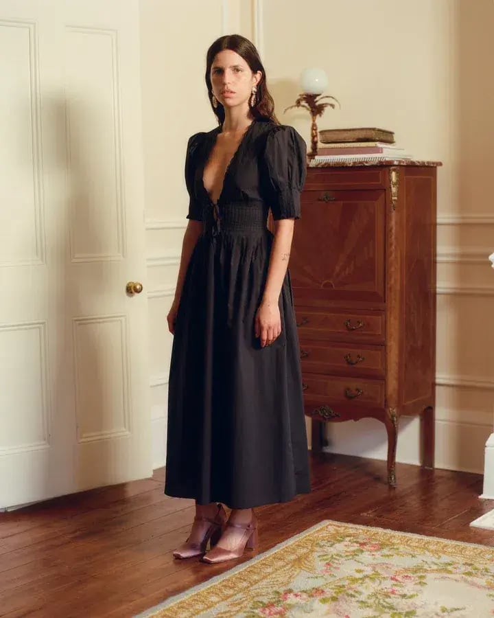Lovaan Boehm Dress Ink Size 8 photo 4