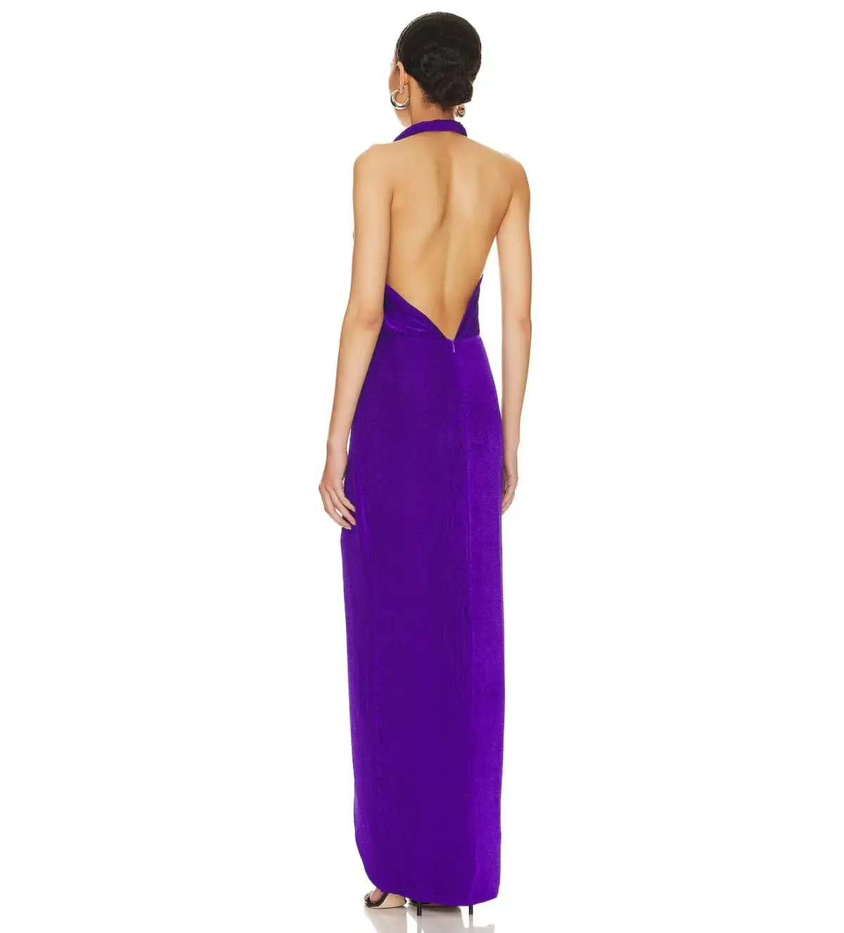 Misha Venetia Slinky Gown Purple Size 8/S photo 2