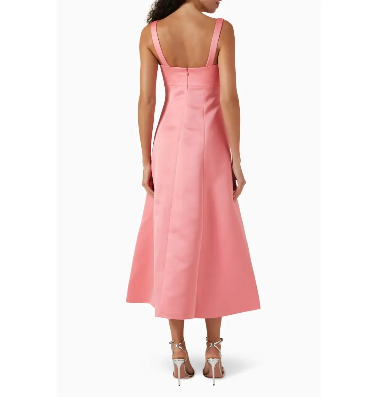 Leo Lin Odette Midi Dress in Strawberry Pink Size AU 6 photo 3