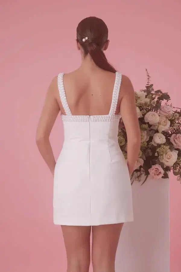 Odd Muse The Ultimate Muse Pearl Trim in White Size 8 photo 2