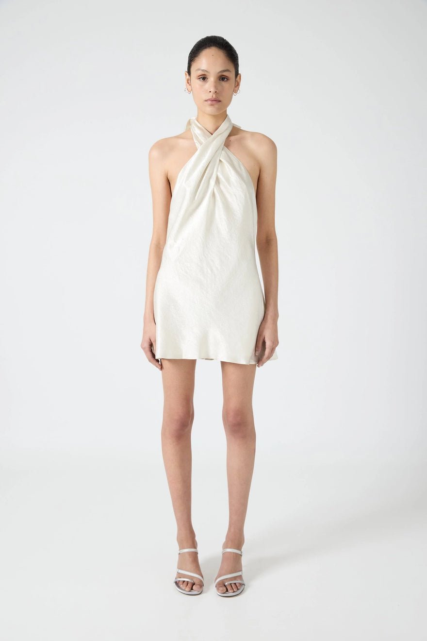 Third Form Crush Wrap Neck Mini - Cream photo 2