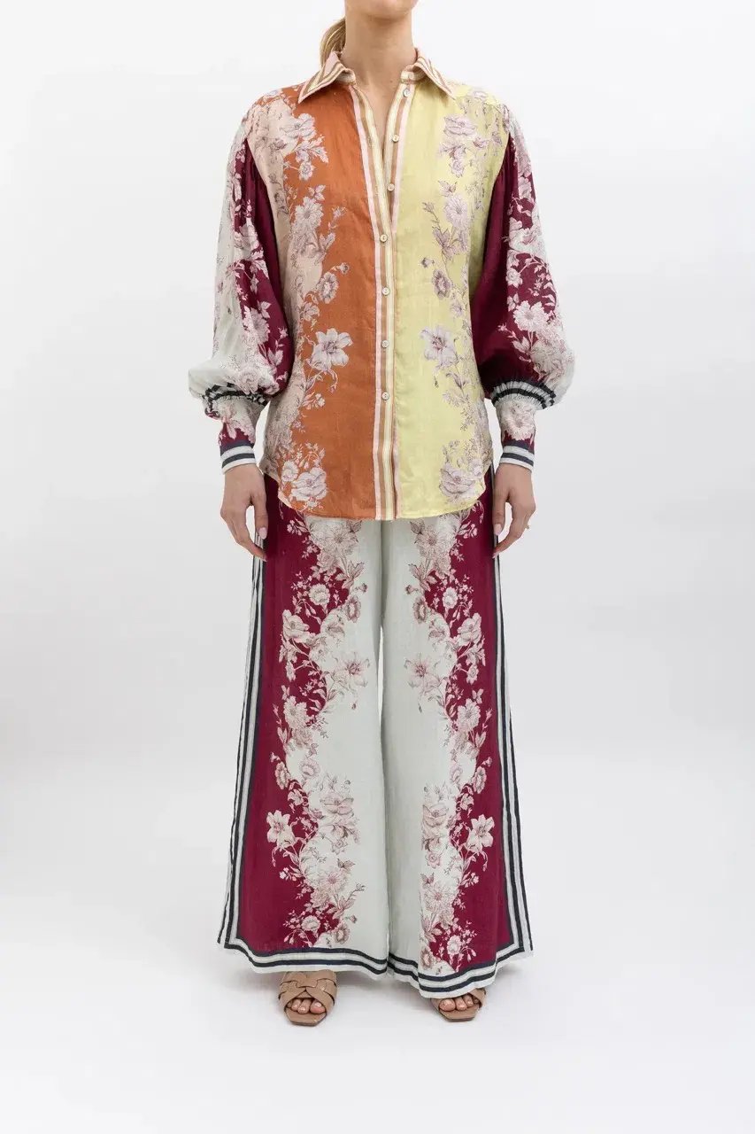 Alemais Marlow Shirt and Pant Set Floral Size AU 10 photo 8