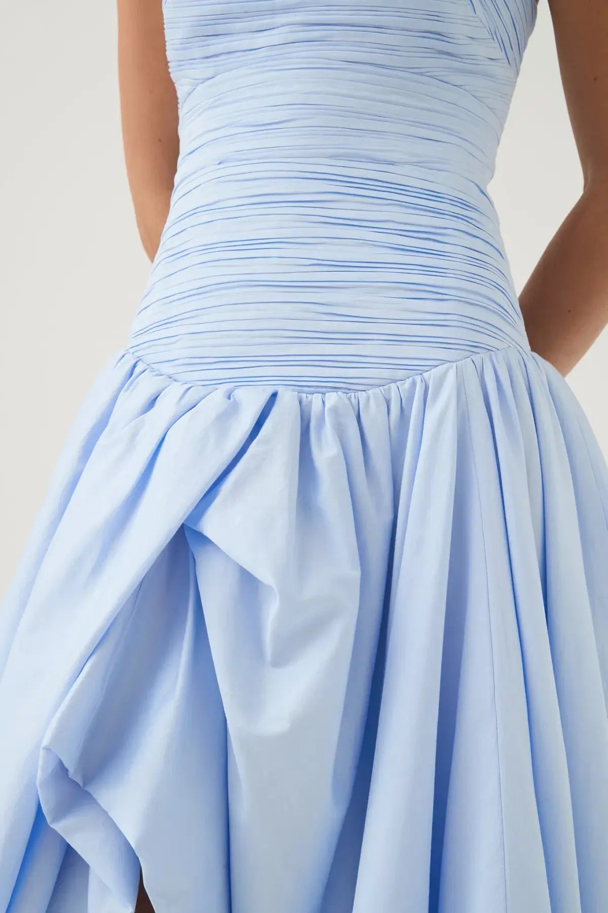 Aje Violette Bubble Hem Maxi Blue AU Size 10 photo 4