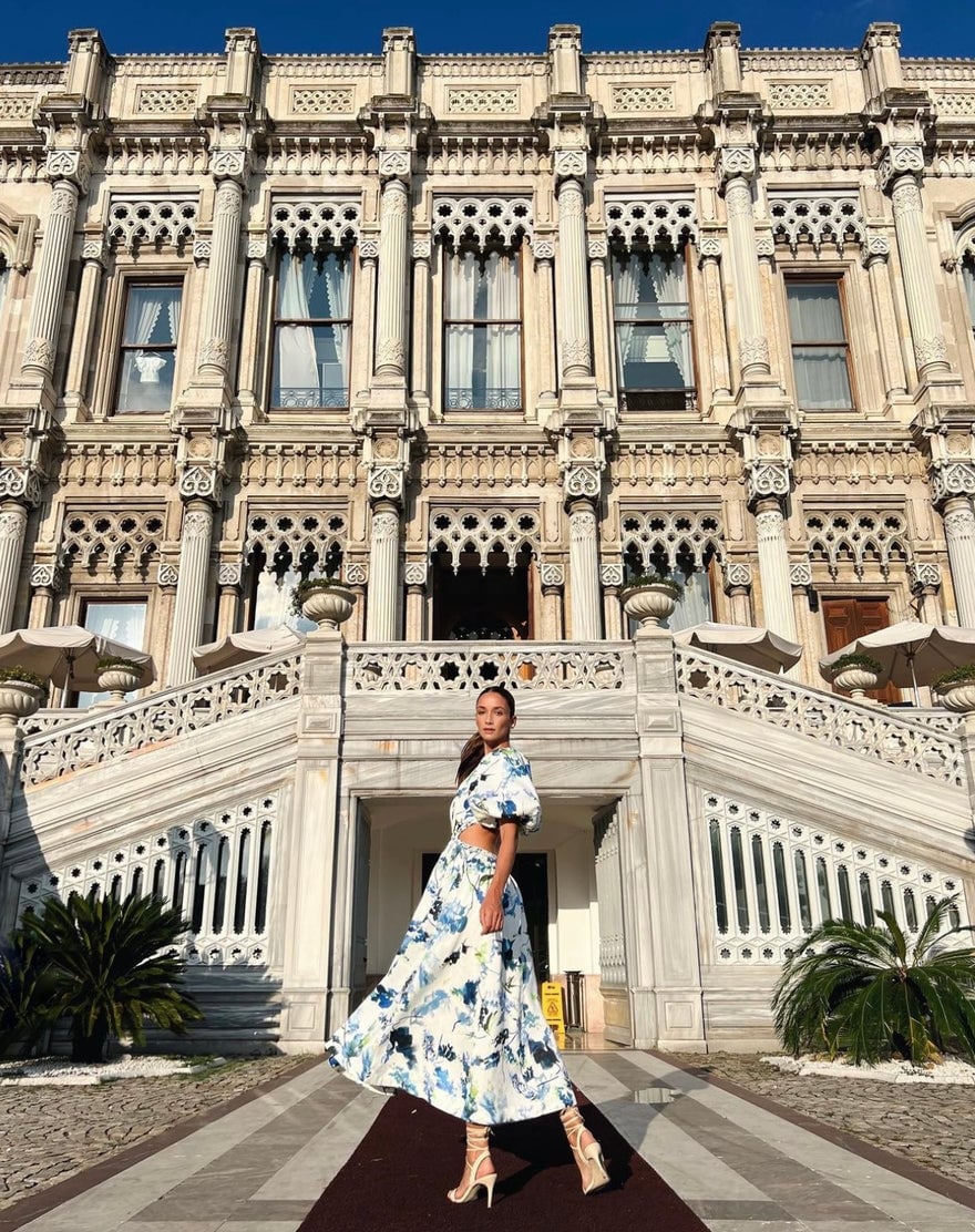 Aje Capucine Puff Sleeve Midi Dress photo 2