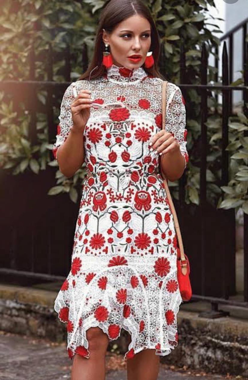 Thurley English Rose dress size 8 photo 2