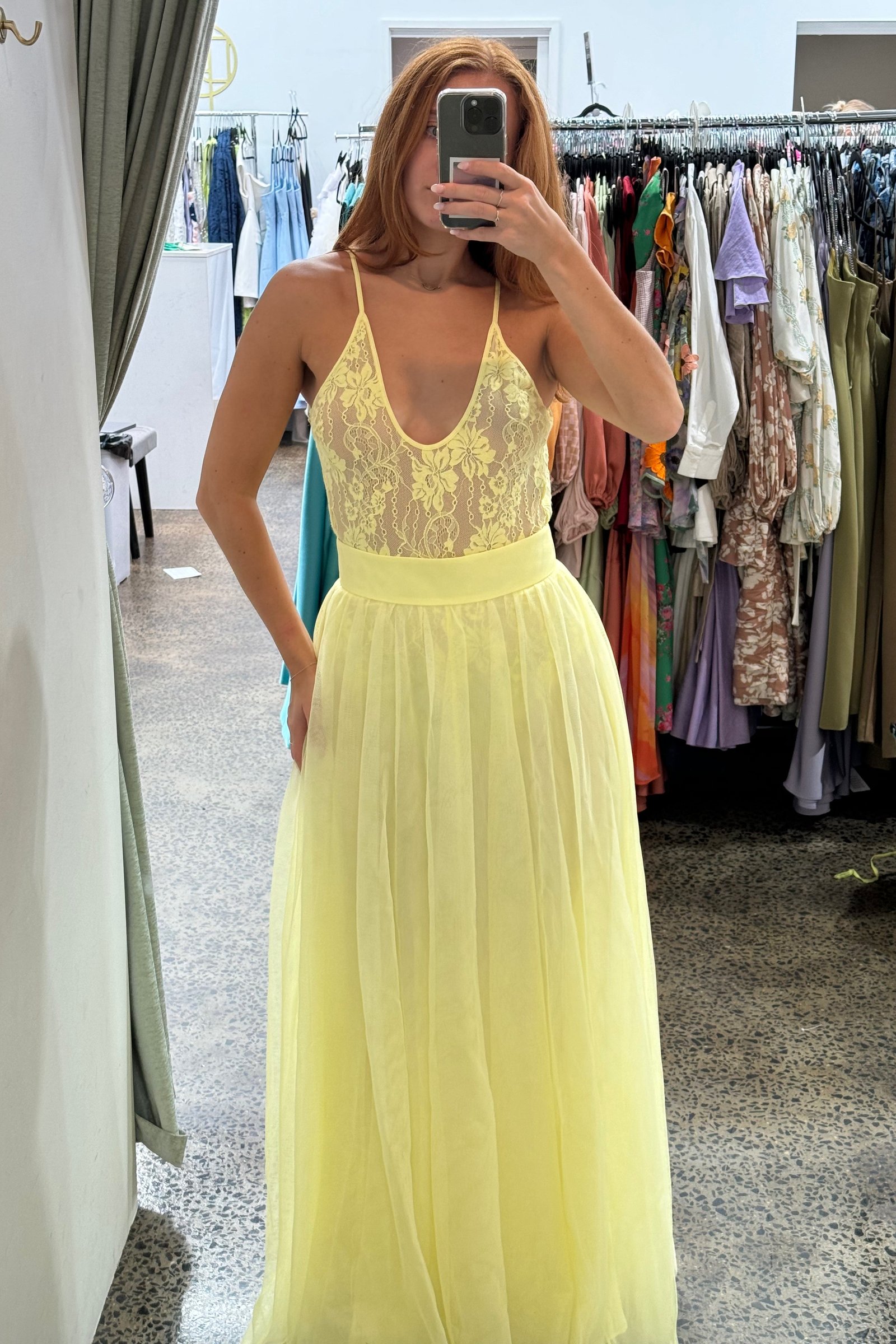 ZIMMERMANN TULLE SKIRT - LEMON photo 2