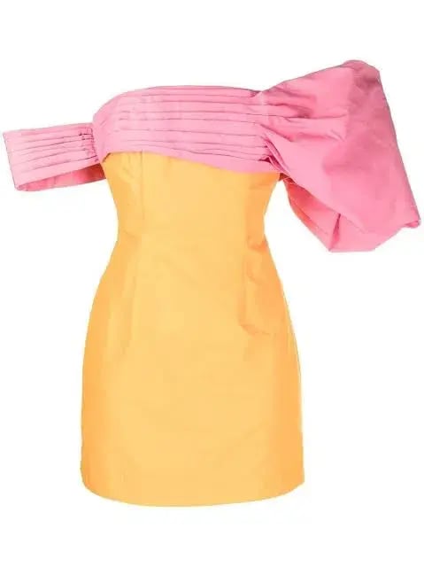 Rachel Gilbert Manuela Mini Dress Orange Size 0 / AU 6 photo 3