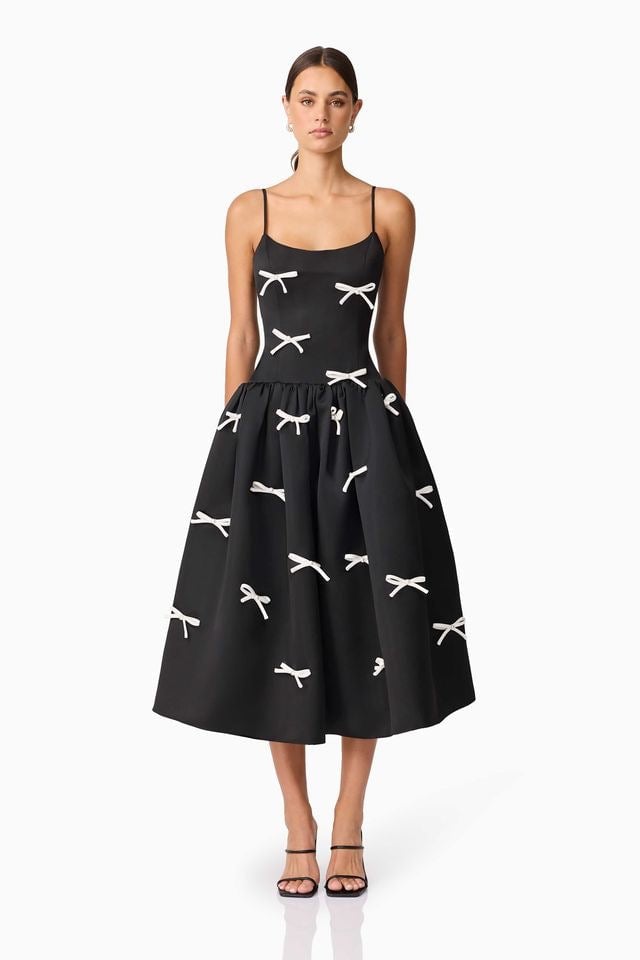 Elliatt Ursula Midi Dress - Black photo 2