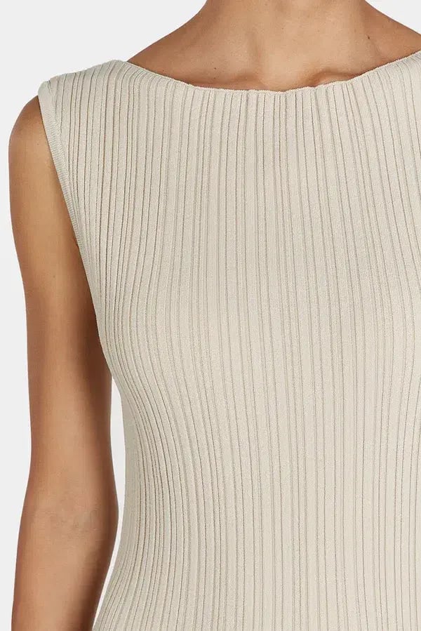 Dissh Sienna Knit Midi Dress Stone Size S / AU 8 photo 2