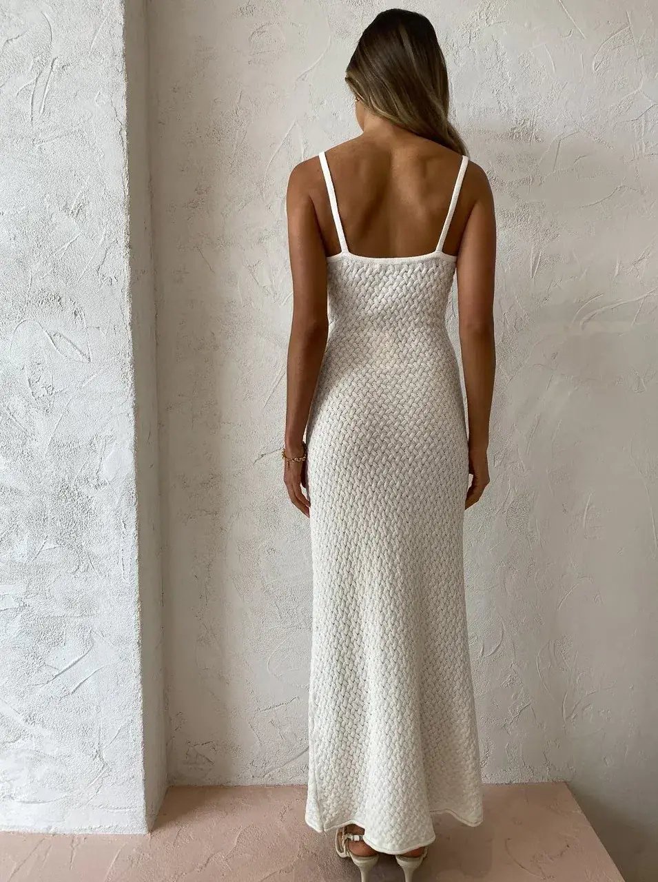 Bec & Bridge Effie Knit Dress White Size 10 photo 5