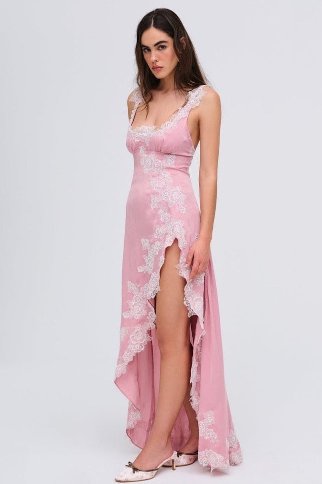 FOR LOVE & LEMONS CLEMENCE MAXI DRESS - PINK photo 2