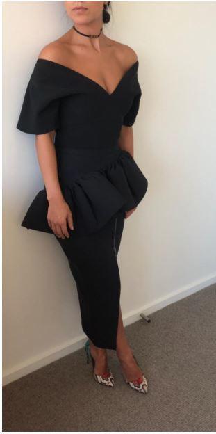 Maticevski top & skirt black size 8 photo 3
