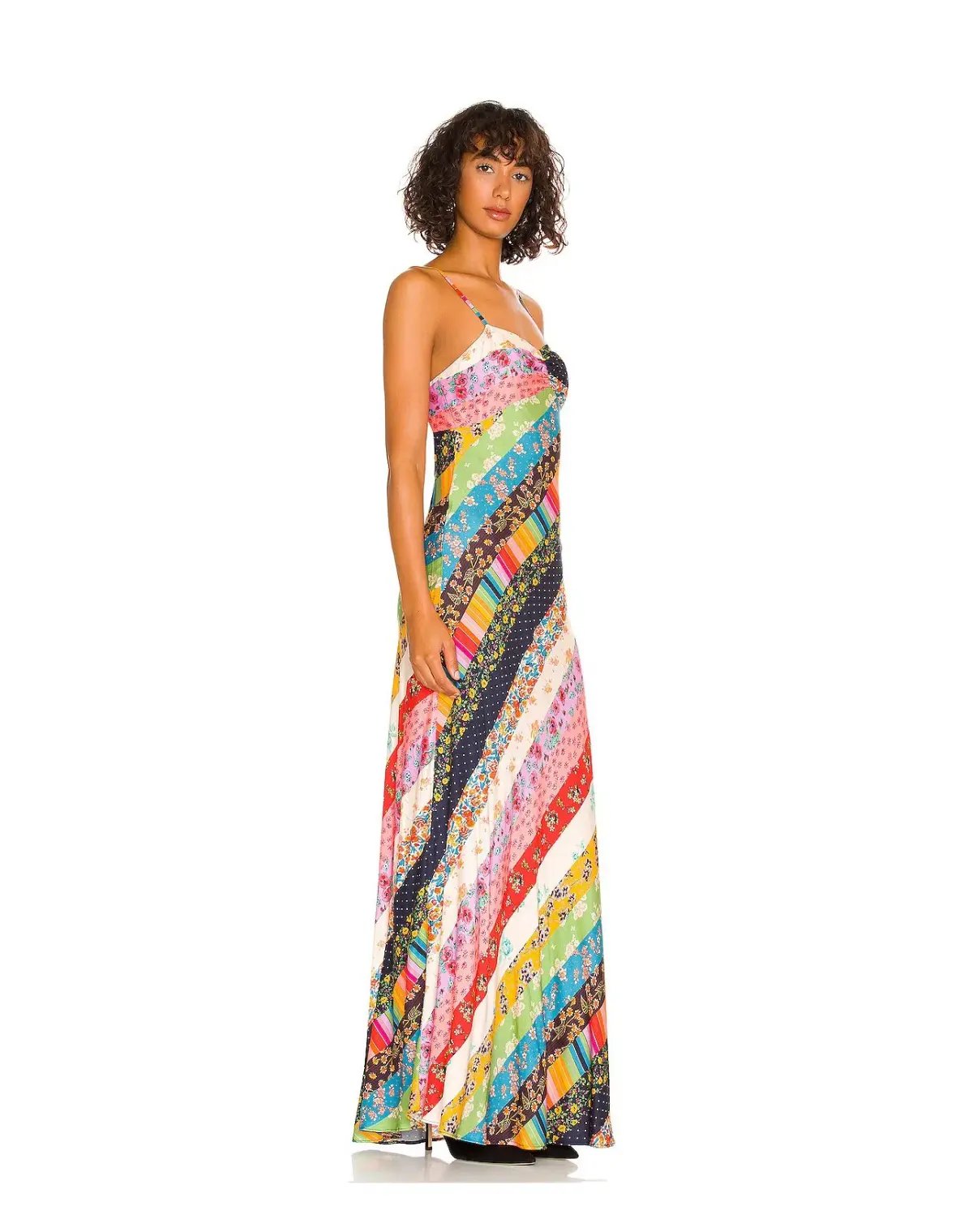 Free People Fiona Maxi Dress Multi Size 8 photo 2