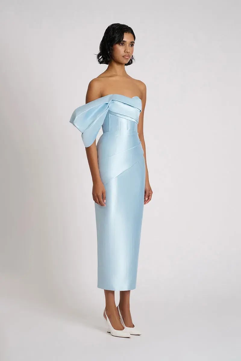 Eliya the Label Maisie Midi Dress Blue  Size M / AU 10 photo 2